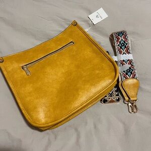 Large Leather cross body bag